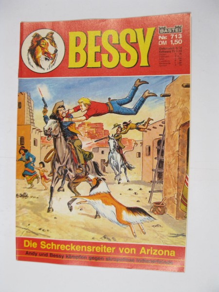 Bessy Comic-Heft Nr.713 Bastei Verlag im Zustand (0-1/1). 107525