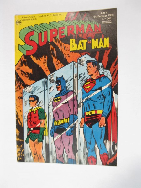 Superman Comic 1968/ 4 Ehapa im Zustand (1 St). 113175