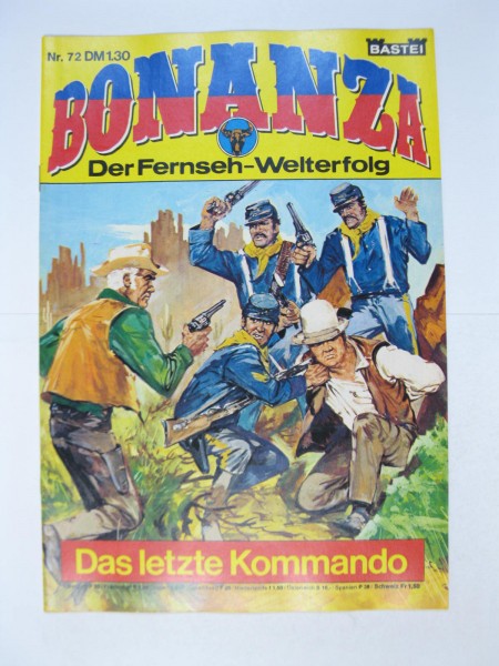 Bonanza Nr. 72 Bastei Verlag im Zustand (0-1). 127953