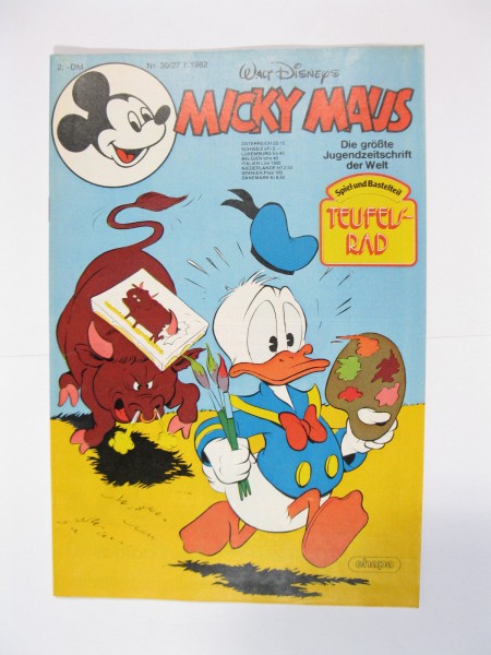 Micky Maus 1982/30 Originalheft vom 27.7.82 in Z (1) 55514
