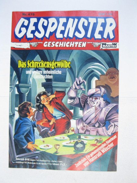 Gespenster Geschichten Nr. 475 Wäscher Bastei im Z (1). 127831
