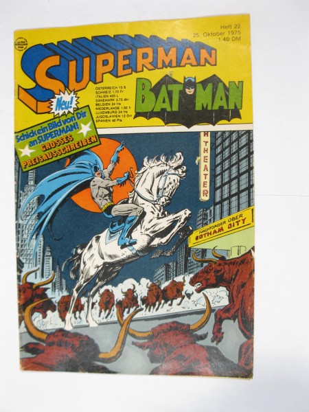 Superman Comic 1975/22 Ehapa im Zustand (2). 113925