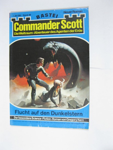 Commander Scott SF Roman 1975 Nr. 36 Bastei im Z (1-2). 103671