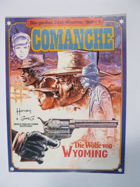Große Edelwestern Nr. 8: Comanche im Zustand (0-1/1) Ehapa 1.Aufl. 99689+