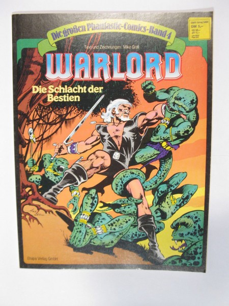 Große Phantastik Comics 4: WARLORD im Zustand (0-1) Ehapa 1.Aufl. 99619PA