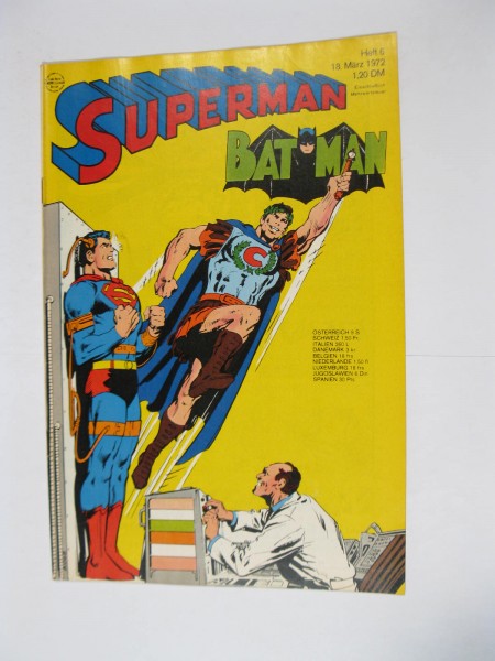Superman Comic 1972/ 6 Ehapa im Zustand (1). 113369