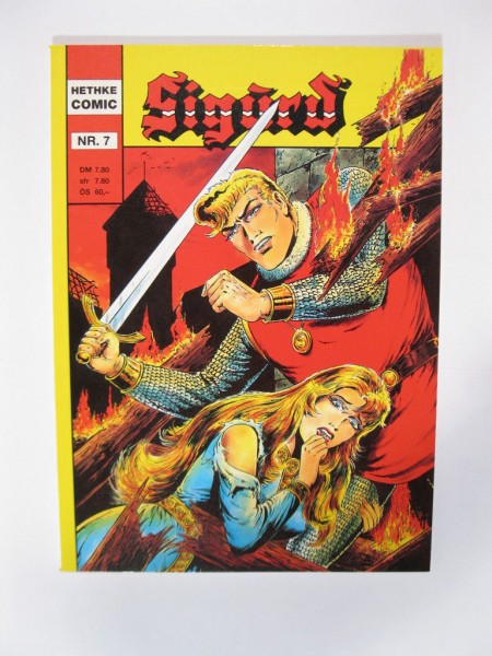 Sigurd Comic Nr. 7 im Zustand (0-1/1) Softcover Hethke Verlag 98175+