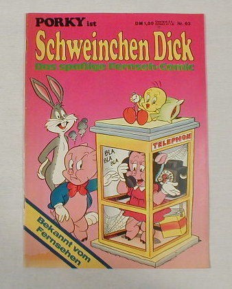Porky / Schweinchen Dick Nr.63 Comic ab1972 17527