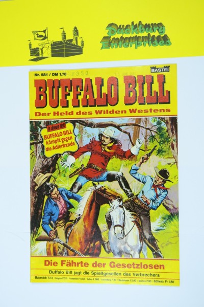Buffalo Bill Nr. 581 Wäscher Bastei im Zustand (2). 161375