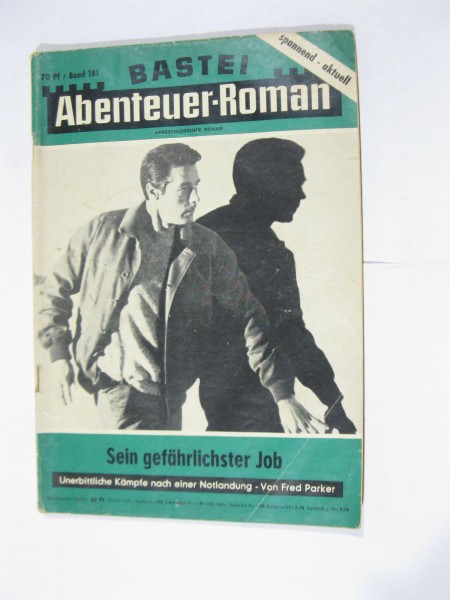 Bastei Abenteuer Roman Nr. 181 Bastei Verlag im Z (2-3). 103259