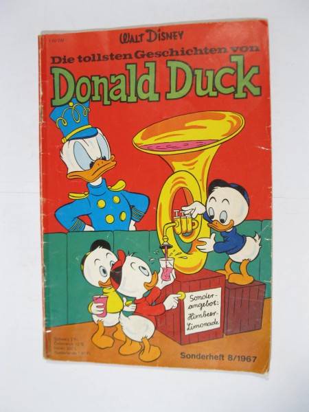 tollsten Geschichten von Donald Duck Nr. 8 Ehapa Vlg. im Z (3 T). 110621