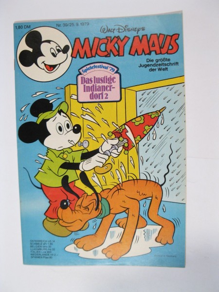 Micky Maus 1979/39 Originalheft vom 25.9.79 im Z (1). 77601