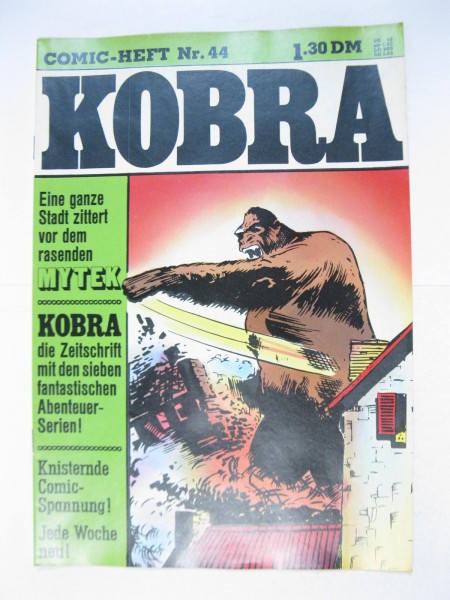 Kobra Comic 1975/44 Gevacur Vlg. im Zustand (1). 126755