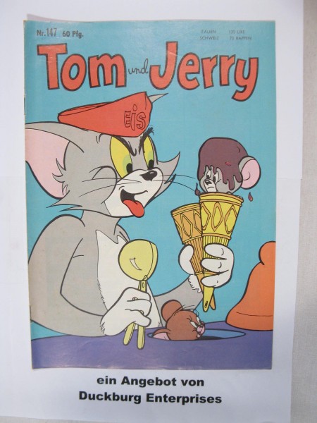 Tom und Jerry Nr. 147 Tessloff Verlag im Zustand (1-2) 47139