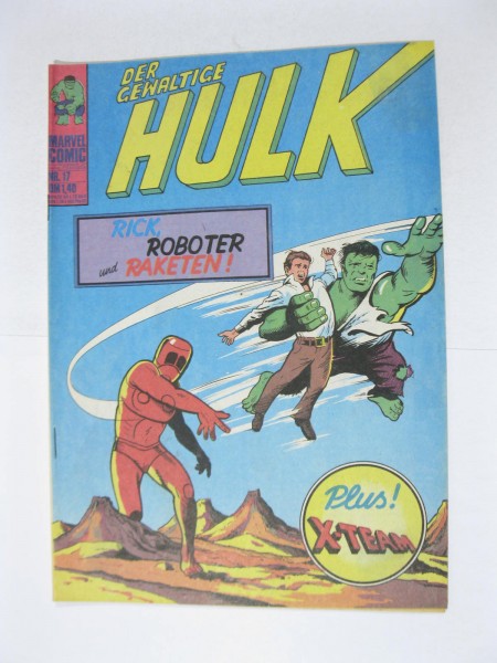 Hulk Nr. 17 Marvel Comic Williams im Z (1/1-2). 124295