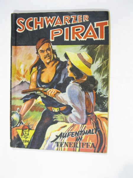 Schwarzer Pirat Roman von 1951 Nr. 46 Petersen Vlg. im Zustand (2-3). 103361