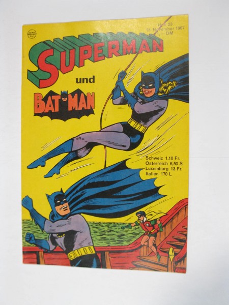 Superman Comic 1967/23 Ehapa im Zustand (1/1-2). 113161