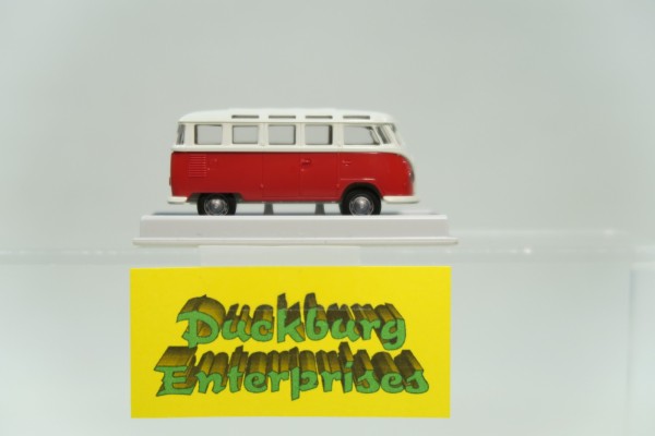 Brekina 1:87 31824 VW T1 Bus Bulli Samba rot weiß in OVP 173915
