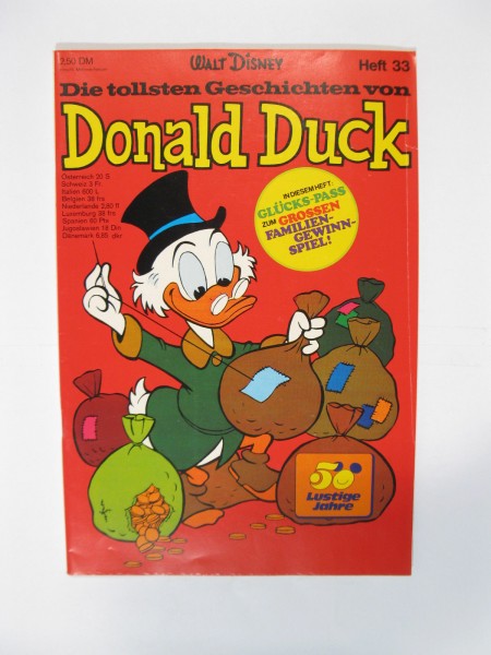 tollsten Geschichten Donald Duck 33 Ehapa im Zustand (1-2 /+Beilage). 58602