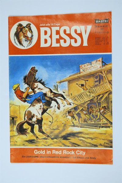 Bessy Comic-Heft Nr. 21 Bastei im Zustand (1/1-2). 141715