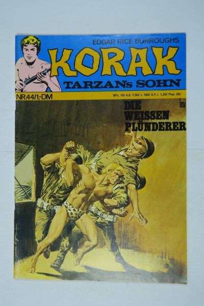 Korak, Tarzan Sohn Nr. 44 BSV im Zustand (1-2). 140581