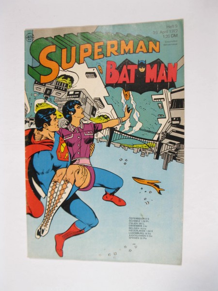 Superman Comic 1972/ 9 Ehapa im Zustand (1-2). 113375