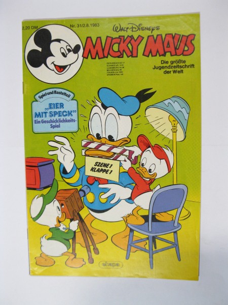 Micky Maus 1983/31 Originalheft vom 2.8.83 im Z (1). 77995