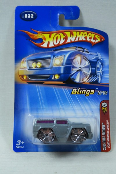 Hot Wheels Blings 032 Ford Bronco 2/10 MOC 138045