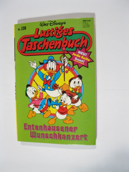 Donald Duck Lustiges Taschenbuch Nr.120 ERSTAUFLAGE Ehapa Z (1). 116337