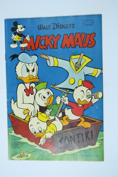 Micky Maus 1956/ 9 im Z (1-2/2 oS) (Donald Duck,Barks) 4167