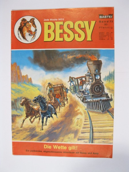 Bessy Comic-Heft Nr. 73 Bastei im Zustand (1/1-2). 82835