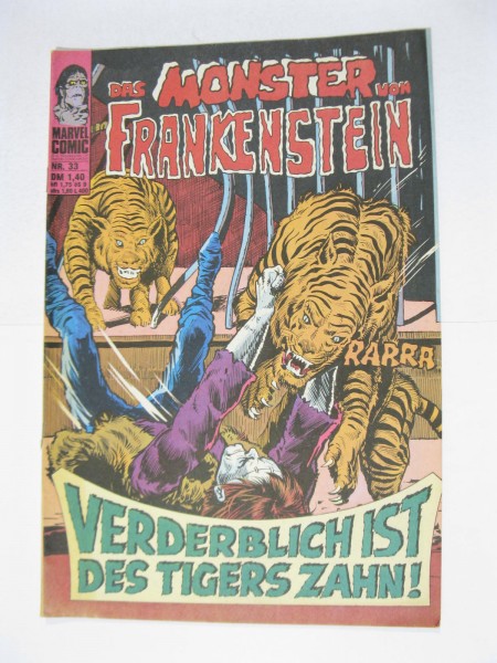 Frankenstein Nr.33 Marvel Comic Williams im Z (1/1-2). 124393