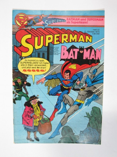 Superman Comic 1979/22 Ehapa im Zustand (1-2). 66815