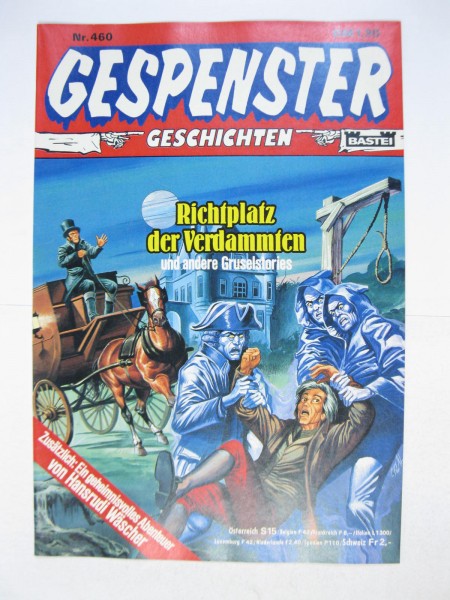 Gespenster Geschichten Nr. 460 Wäscher Bastei im Z (1). 127821