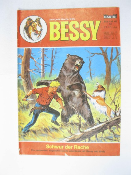 Bessy Comic-Heft Nr. 61 Bastei im Zustand (2-3/3). 140353