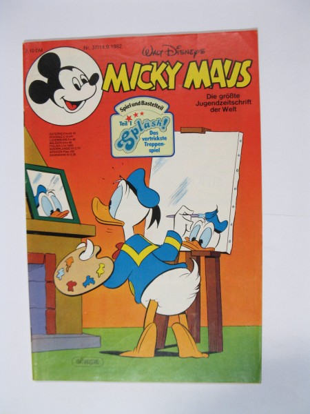 Micky Maus 1982/37 Originalheft vom 14.9.82 im Z (1-2). 77907