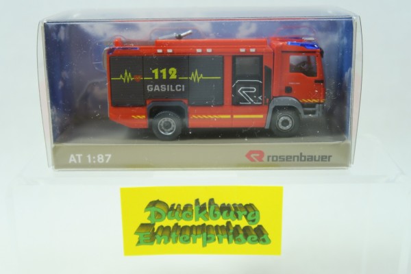 Wiking x Rosenbauer Kommunalfahrzeug Feuerwehr 112 Gasilci in OVP 1:87 164953