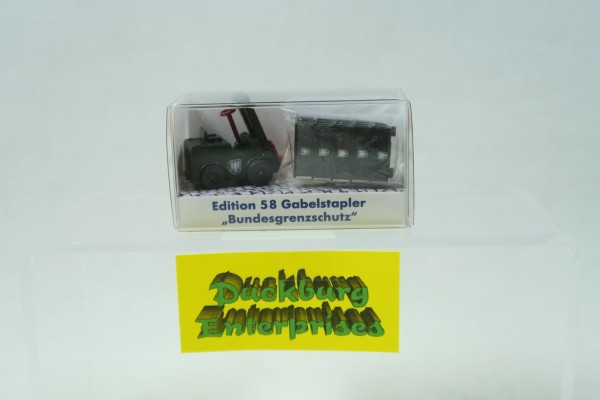 Wiking 1:87 Sondermodell Lechtoys Edition 58 Gabelstapler Bundesgrenzschutz 168563
