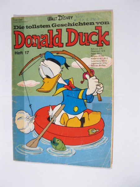 tollsten Geschichten von Donald Duck Nr. 17 Ehapa Vlg. im Z (3 T). 110629