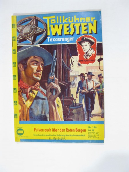 Tollkühner Western Texasranger Nr. 146 Pabel Verlag im Z (2). 103063