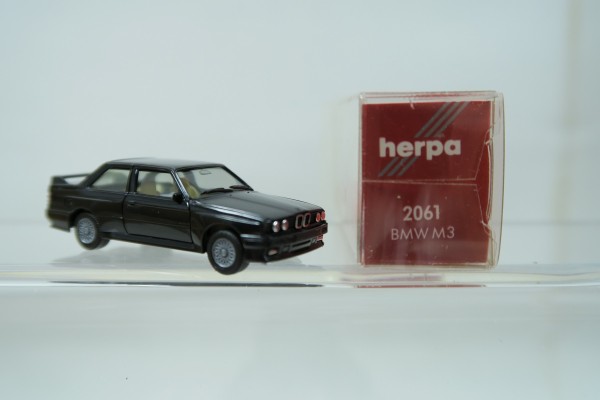 Herpa 2061 BMW M3 schwarz in OVP H0 1:87 149065