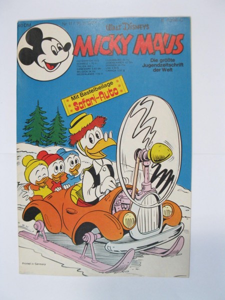 Micky Maus 1974/11 Originalheft vom 16.3.74 in Z (1 oS) 54292