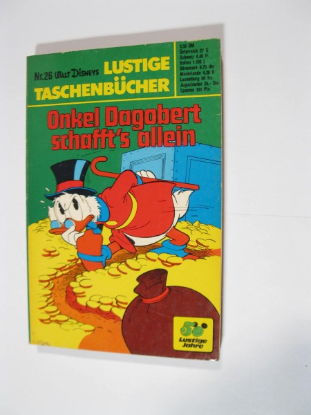 Donald Duck Lustiges Taschenbuch Nr. 26 ERSTAUFLAGE Ehapa Z (1/1-2). 116151
