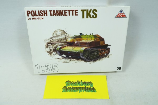 Tom 08 Polish Tankette TKS 20mm Gun mb14567
