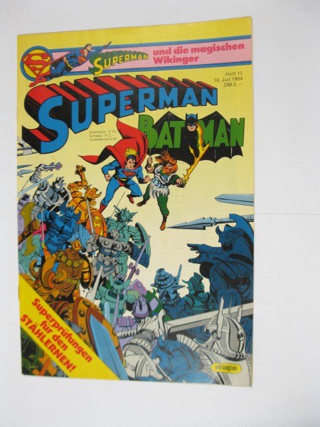 Superman Comic 1984/15 Ehapa im Zustand (1). 114381