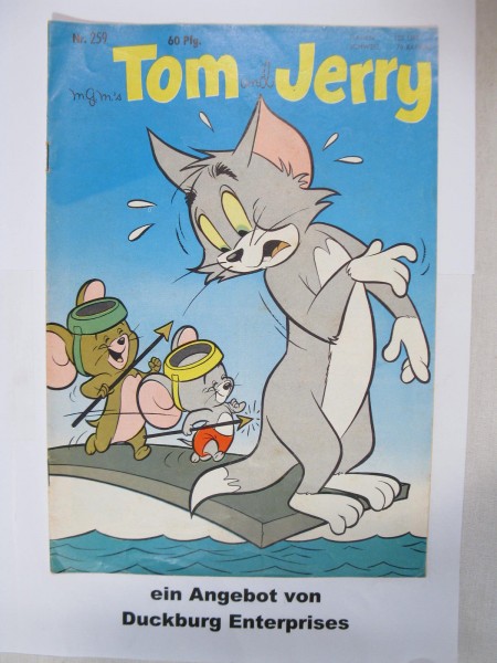Tom und Jerry Nr. 259 Tessloff Verlag im Zustand (2) 47163