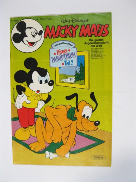 Micky Maus 1982/36 Originalheft vom 7.9.82 im Z (1). 77905