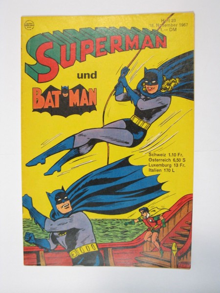 Superman Comic 1967/23 Ehapa im Zustand (1/1-2). 63713