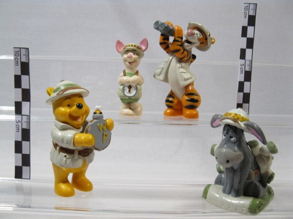 Winnie Pooh Safari Disney Park 90er Jahre: Pooh, Tigger, Pig, I-Aah kpl. 60506