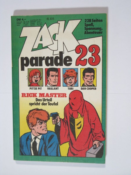 Zack Parade Nr. 23 Koralle Taschenbuch im Zustand (1).85775